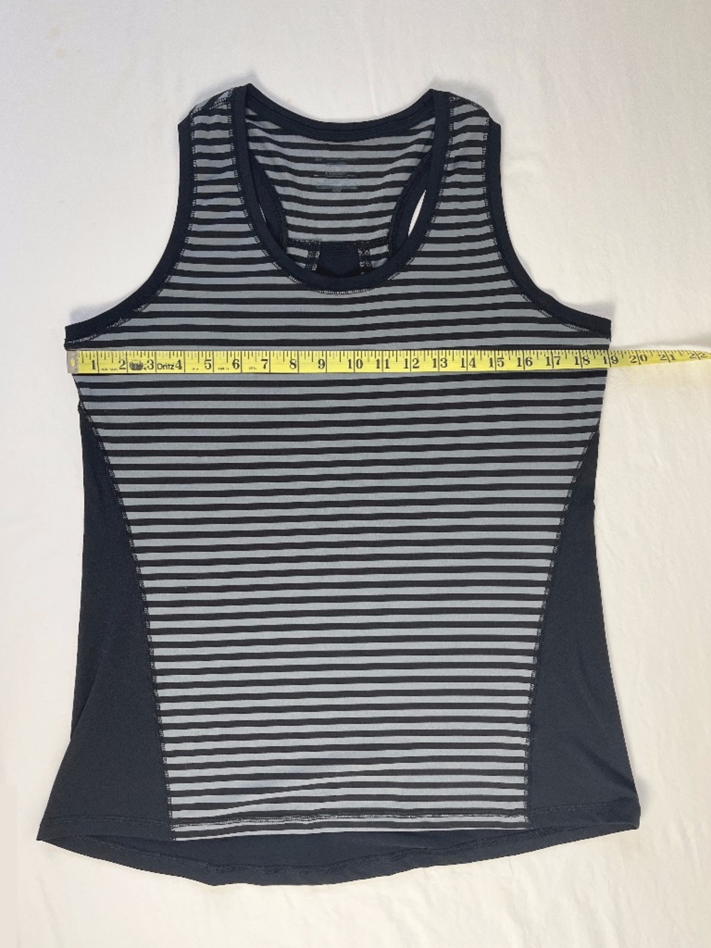 Tek Gear DryTek racerback tank top, black and grey, womens size L - Picture 6 of 9